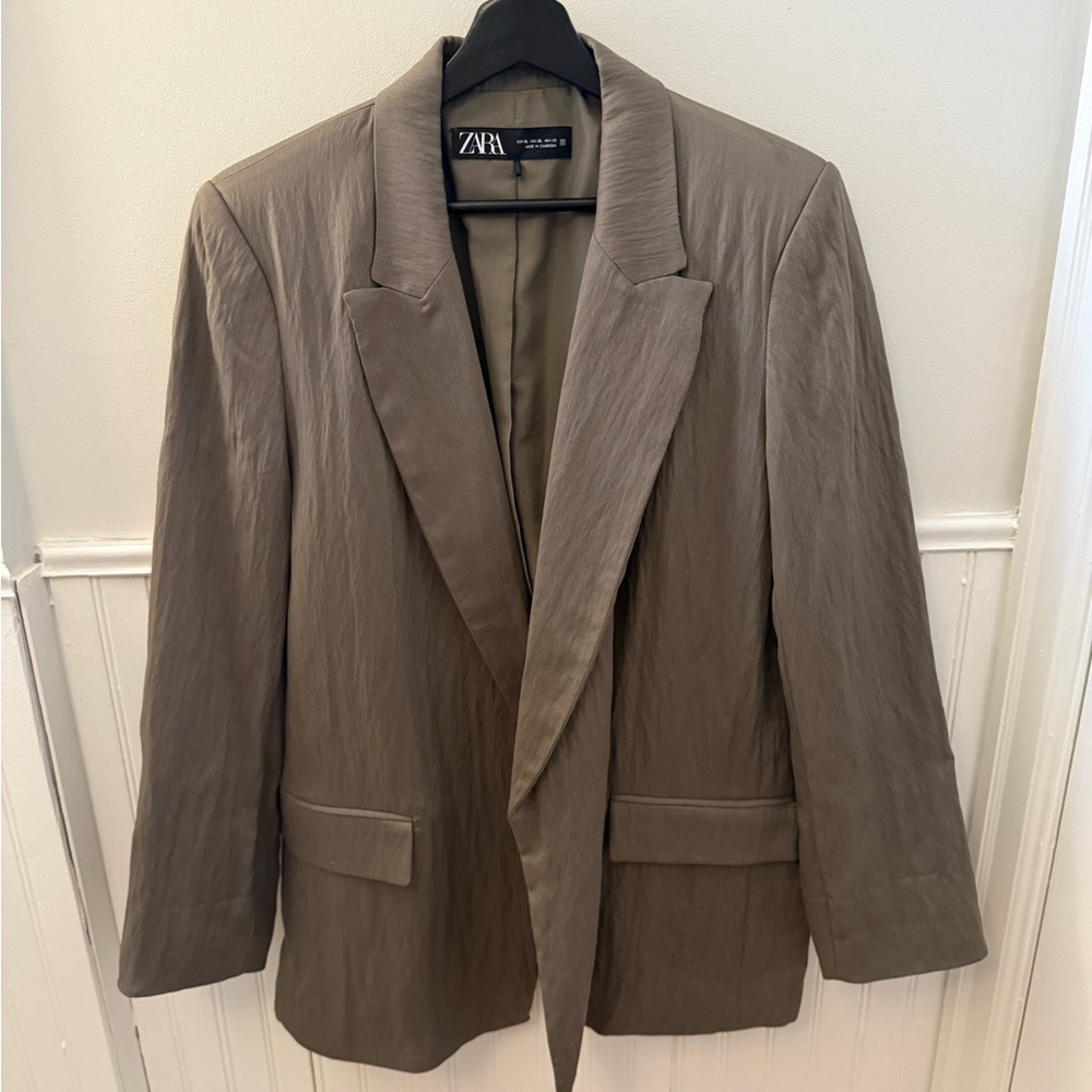 Zara Olive Green Blazer